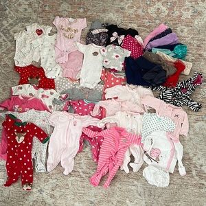 Newborn baby girl bundle